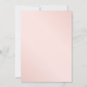 ブルグンディエレガント金ゴールド赤面婚約パーティ 招待状 (裏面)