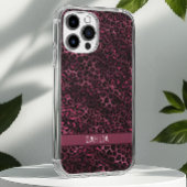 ブルグンディモダンアニマルプリント Case-Mate iPhoneケース