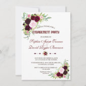 ブルグンディ王室のマルサラフローラ婚約パーティ 招待状 (正面)