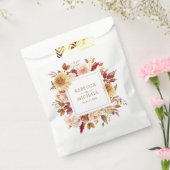 ブルグ素朴ンディテラコッタフローラ結婚ズ フェイバーバッグ (封をした状態)