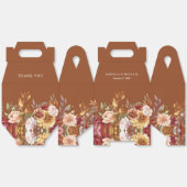 ブルグ素朴ンディテラコッタフローラ結婚ズ フェイバーボックス (見開き)