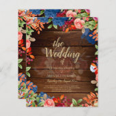 ブルグ素朴ンディブルーフローラ結婚ズ (正面/裏面)