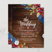 ブルグ素朴ンディブルーフローラ結婚ズ (正面/裏面)