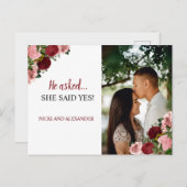 ブルグ素朴ンディ赤面結婚フローラの救日付 ポストカード (正面/裏面)