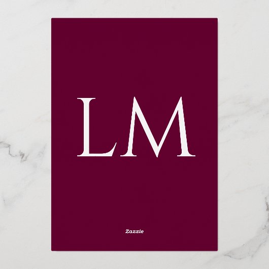 ブルグ結婚ンディ(レトロ点々のある) 箔招待状 (裏面)