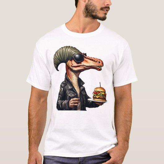 ブルゲルサウルスレックス恐竜Tシャツ Tシャツ (正面)
