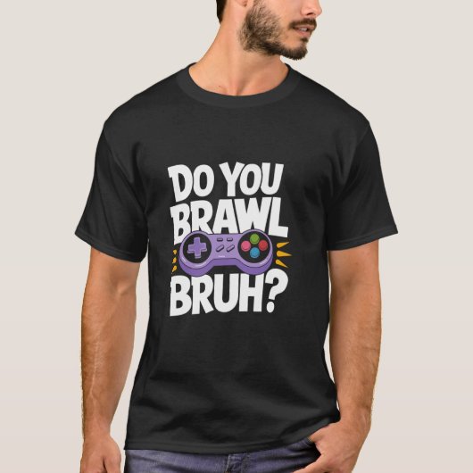 ブルゲーマーゲームおもしろい Tシャツ (正面)