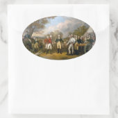 ブルゴイン将軍の降伏 – 1822 楕円形シール (バッグ)