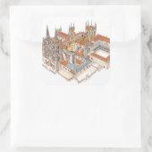 ブルゴス大聖堂。スペイン スクエアシール (バッグ)