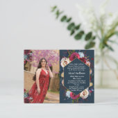 ブルゴモダンンディ海軍のフローラ写真が日付を保存 案内ポストカード (スタンド正面)