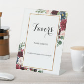 ブルゴンディフラワーズ結婚式の引き出物お願いします 台座サイン (インサイチュ)