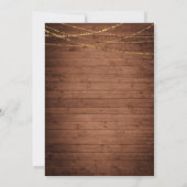 ブルゴンディフローラパンプキン秋インラブブライダルシャワー 招待状 (裏面)