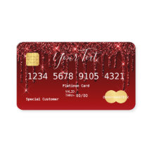 ブルゴンディレッドグリッタークレジット