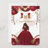 ブルゴンディ金ゴールドウエスタンチャロ2 – サイドキンセアニェラ 招待状 (正面)