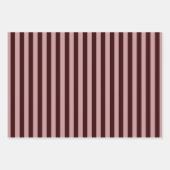 ブルゴンディ&赤面 ラッピングペーパーシート (正面)