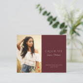 ブルゴンデモダンィ・グラード2022年写真卒業 ポストカード (スタンド正面)