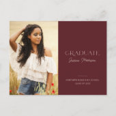 ブルゴンデモダンィ・グラード2022年写真卒業 ポストカード (正面)