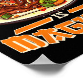 ブルゴーギは韓国おもしろいの食べ物Bbq声明 ポスター (角)