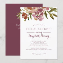 ブルゴーディマルサラ秋フローラブライダルシャワー