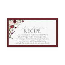 ブルゴーニエレガントーフローラお願いレシピ