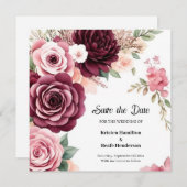 ブルゴーニモダンー植物学 セーブザデート (正面/裏面)