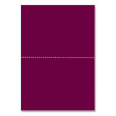 ブルゴーニュきらめくー赤ラ結婚イト座席表 テーブルナンバー (裏面)