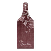 ブルゴーニュさくらんぼカスタムブロッサム設立年 カッティングボード (正面)