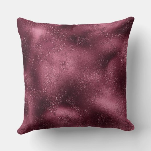 ブルゴーニュさくらんぼグリッタースパークルハート クッション (裏面)