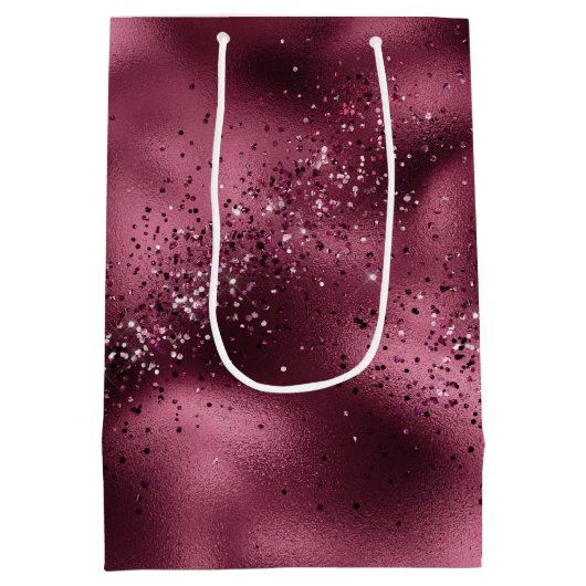 ブルゴーニュさくらんぼグリッタースパークル ミディアムペーパーバッグ (裏面)