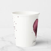 ブルゴーニュさくらんぼグリッタースパークル 紙コップ (右)