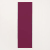 ブルゴーニュさくらんぼレッドビジネスロゴ名Instagram ヨガマット (裏面)