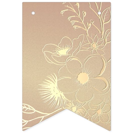 ブルゴーニュたった今結婚しました結婚の旗 バンティングフラッグ (第1の旗)