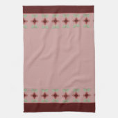 ブルゴーニュで埃っぽいバラ キッチンタオル (縦)