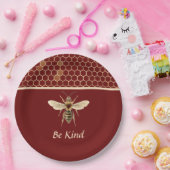 ブルゴーニュで親切なハチとハチの巣を作る ペーパープレート (パーティー)