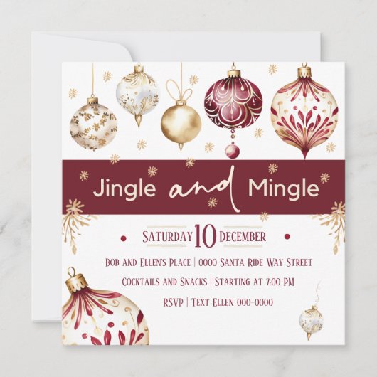 ブルゴーニュとアイボリージングルとミングルパーティー シーズンカード (正面)