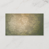 ブルゴーニュとクリームアイリス結婚ズのエンクロージャカード エンクロージャーカード (裏面)