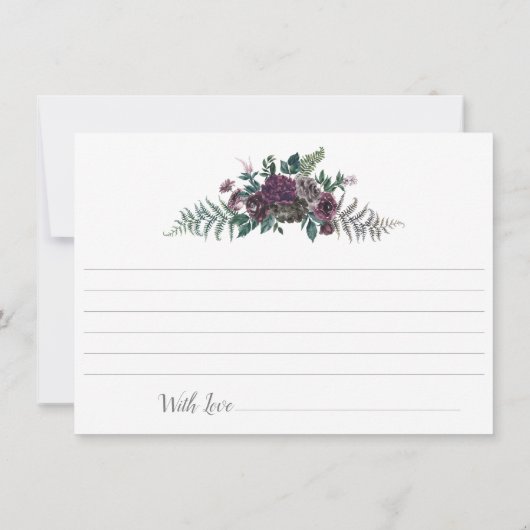 ブルゴーニュとグレーのフローラとStagアドバイス (裏面)