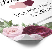 ブルゴーニュとシルバーのフローラ愛は甘結婚い ポスター (角)