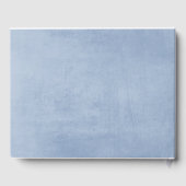 ブルゴーニュとダスティーブルー結婚フローラ ゲストブック (裏面)