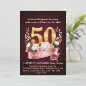 ブルゴーニュとバラフローラ結婚50周年 招待状 (スタンド正面)