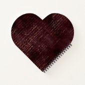 ブルゴーニュとバラ金ゴールドヴィンテージ書 ノートブック (裏面)