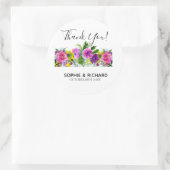 ブルゴーニュとピンクのフローラガーラン ラウンドシール (バッグ)