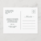 ブルゴーニュとピーチウォーターのカラーフローラ 案内ポストカード (裏面)