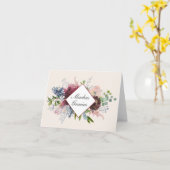 ブルゴーニュとブルーのフローラはスペインの、 カード (黄色い花)