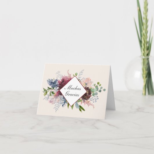 ブルゴーニュとブルーのフローラはスペインの、 カード (正面)