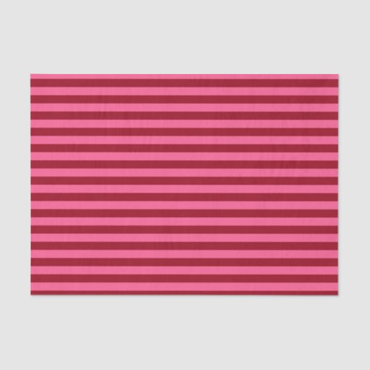 ブルゴーニュとホットピンクのストライプ 薄葉紙 (正面)