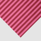 ブルゴーニュとホットピンクのストライプ 薄葉紙 (詳細)