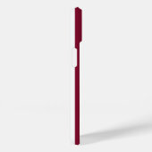 ブルゴーニュとホワイトキャンディストライプー Case-Mate iPhoneケース (裏面 / 右)