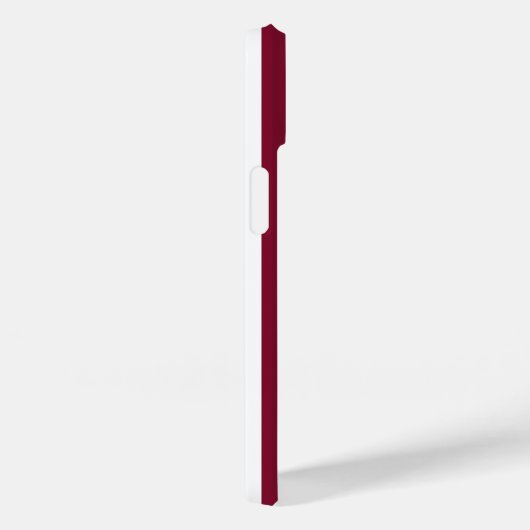 ブルゴーニュとホワイトキャンディストライプー Case-Mate iPhoneケース (裏面 / 右)