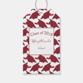 ブルゴーニュとホワイトグラードおめでとう ギフトタグ